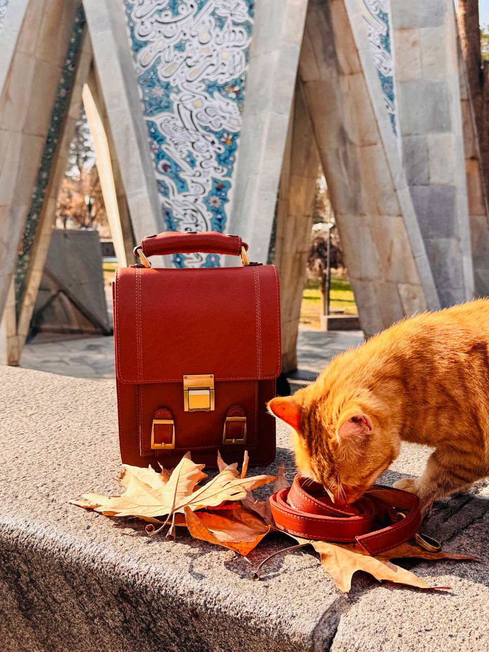 کیف چرم رمزدار